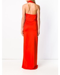 orange Ballkleid von Lanvin