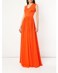 orange Ballkleid von Greta Constantine