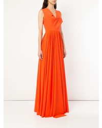 orange Ballkleid von Greta Constantine