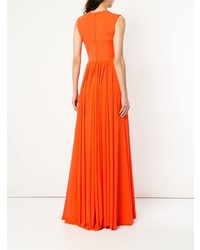 orange Ballkleid von Greta Constantine