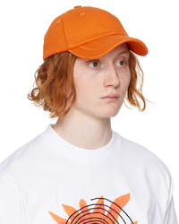 orange Baseballkappe von Jacquemus