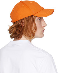 orange Baseballkappe von Jacquemus