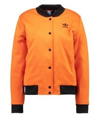 orange bedruckte Bomberjacke von adidas