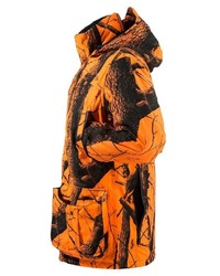 orange bedruckte Daunenjacke von Beretta