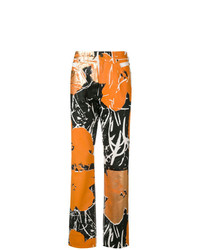orange bedruckte Jeans von Calvin Klein 205W39nyc