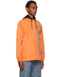 orange bedruckte Shirtjacke von Icecream