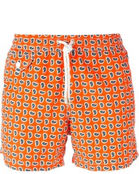 orange bedruckte Shorts von Hartford