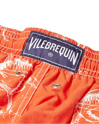 orange bedruckte Shorts von Vilebrequin