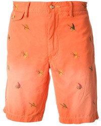 orange bedruckte Shorts von Polo Ralph Lauren