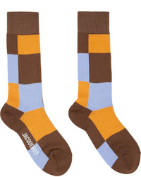 orange bedruckte Socken von Jacquemus