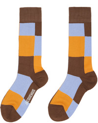 orange bedruckte Socken von Jacquemus