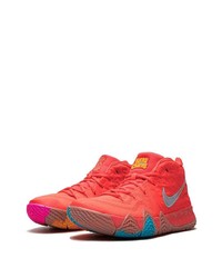 orange bedruckte Sportschuhe von Nike