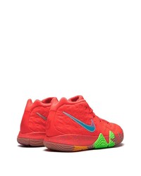 orange bedruckte Sportschuhe von Nike