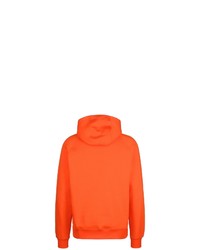 orange bedruckter Pullover mit einem Kapuze von Nike Sportswear