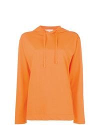 orange bedruckter Pullover mit einer Kapuze von 1017 Alyx 9Sm