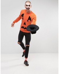 orange bedruckter Pullover von Asos