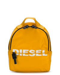 orange bedruckter Rucksack von Diesel