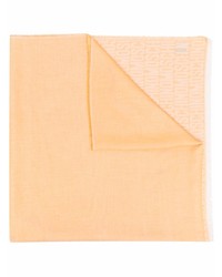 orange bedruckter Schal von Moschino