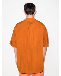 orange bedrucktes Kurzarmhemd von Jacquemus