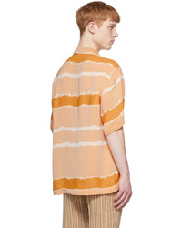 orange bedrucktes Kurzarmhemd von Cmmn Swdn