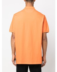 orange bedrucktes Polohemd von Polo Ralph Lauren