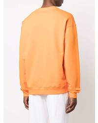 orange bedrucktes Sweatshirt von Moschino