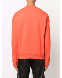 orange bedrucktes Sweatshirt von Moschino