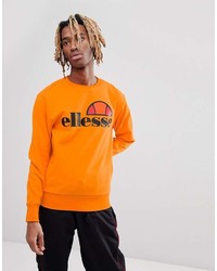 orange bedrucktes Sweatshirt von Ellesse