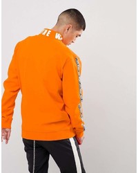 orange bedrucktes Sweatshirt von Vans