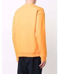 orange bedrucktes Sweatshirt von Moschino