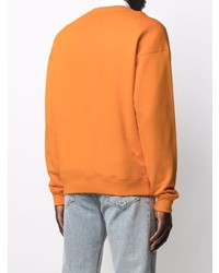 orange bedrucktes Sweatshirt von Moschino