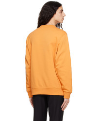orange bedrucktes Sweatshirt von Burberry