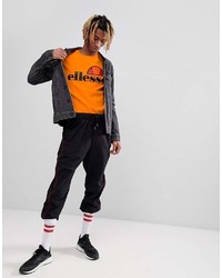 orange bedrucktes Sweatshirt von Ellesse