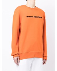 orange bedrucktes Sweatshirt von Moose Knuckles