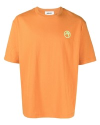 orange bedrucktes T-Shirt mit einem Rundhalsausschnitt von Ambush