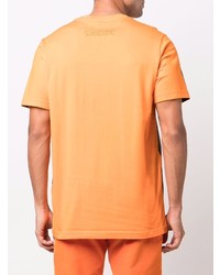 orange bedrucktes T-Shirt mit einem Rundhalsausschnitt von Marni