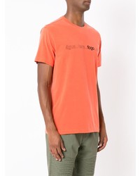 orange bedrucktes T-Shirt mit einem Rundhalsausschnitt von OSKLEN