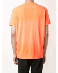 orange bedrucktes T-Shirt mit einem Rundhalsausschnitt von OSKLEN