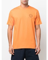 orange bedrucktes T-Shirt mit einem Rundhalsausschnitt von Carhartt WIP