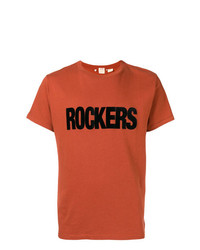 orange bedrucktes T-Shirt mit einem Rundhalsausschnitt von Levi's Vintage Clothing