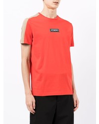 orange bedrucktes T-Shirt mit einem Rundhalsausschnitt von Iceberg