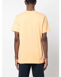 orange bedrucktes T-Shirt mit einem Rundhalsausschnitt von Marni