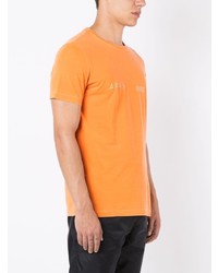 orange bedrucktes T-Shirt mit einem Rundhalsausschnitt von OSKLEN