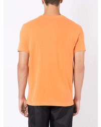 orange bedrucktes T-Shirt mit einem Rundhalsausschnitt von OSKLEN