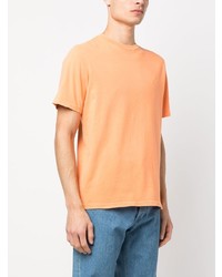 orange bedrucktes T-Shirt mit einem Rundhalsausschnitt von AUTRY