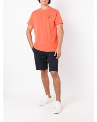 orange bedrucktes T-Shirt mit einem Rundhalsausschnitt von OSKLEN