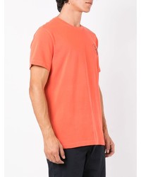 orange bedrucktes T-Shirt mit einem Rundhalsausschnitt von OSKLEN