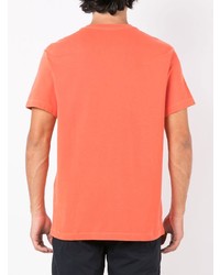 orange bedrucktes T-Shirt mit einem Rundhalsausschnitt von OSKLEN