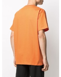 orange bedrucktes T-Shirt mit einem Rundhalsausschnitt von Carhartt WIP