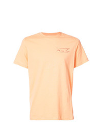 orange bedrucktes T-Shirt mit einem Rundhalsausschnitt von Martine Rose